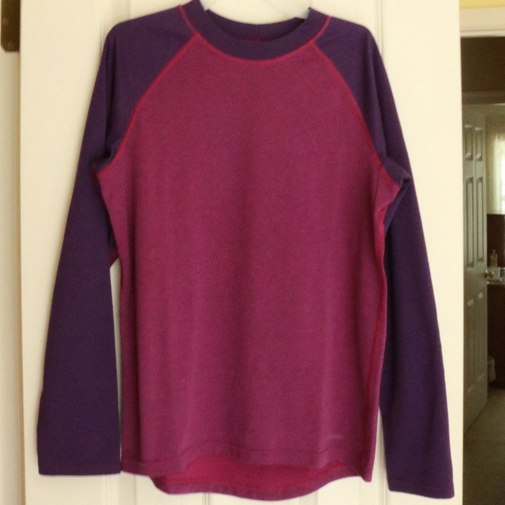 Patagonia Girls' Purple Base Layer Top